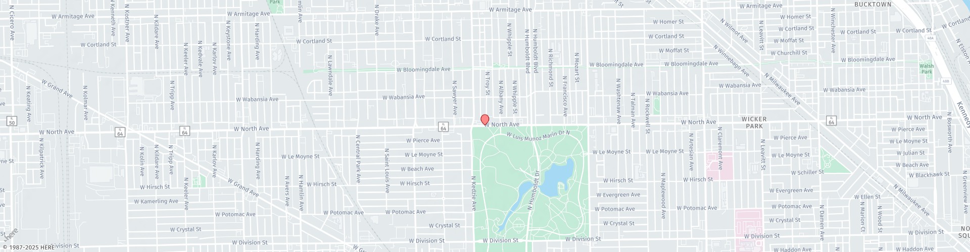 Location Map: 3132 W North Ave, Chicago, IL 60647